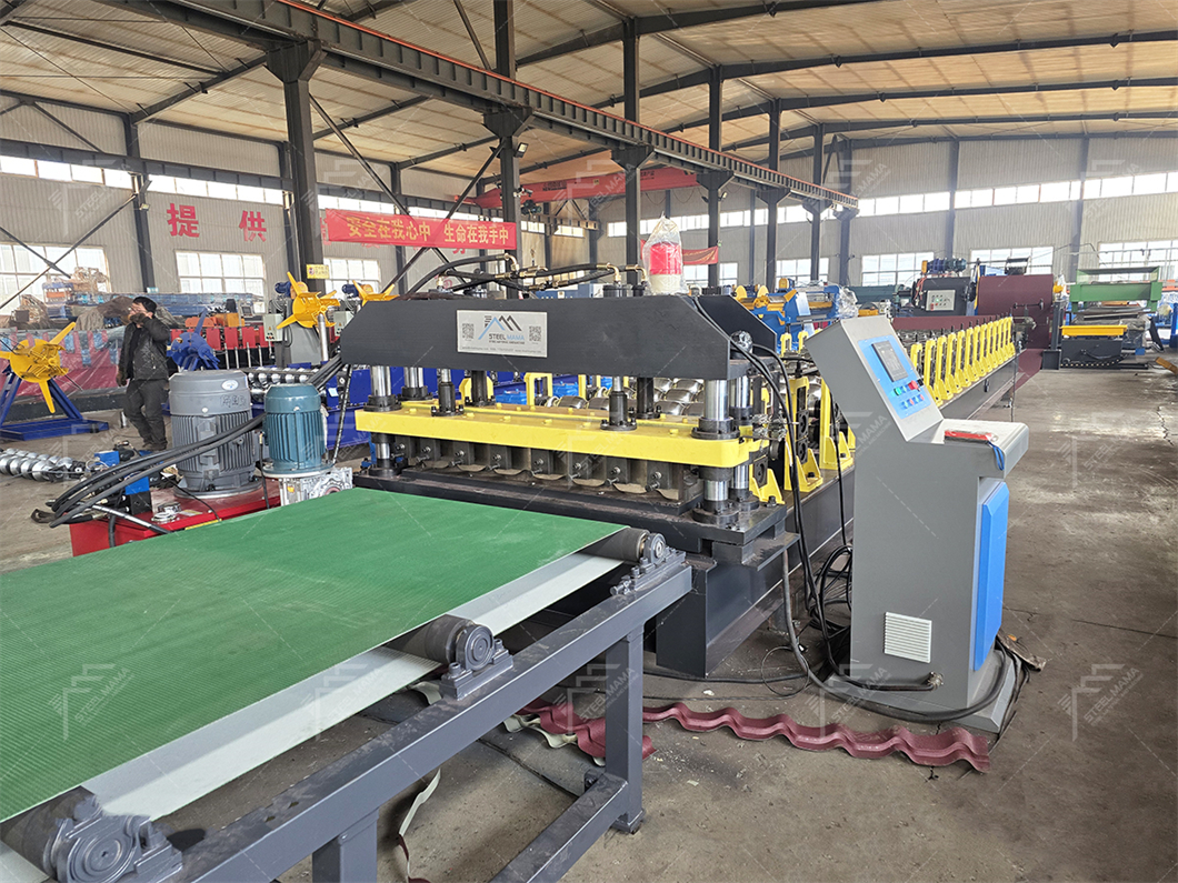 glazed tile roof sheet machine