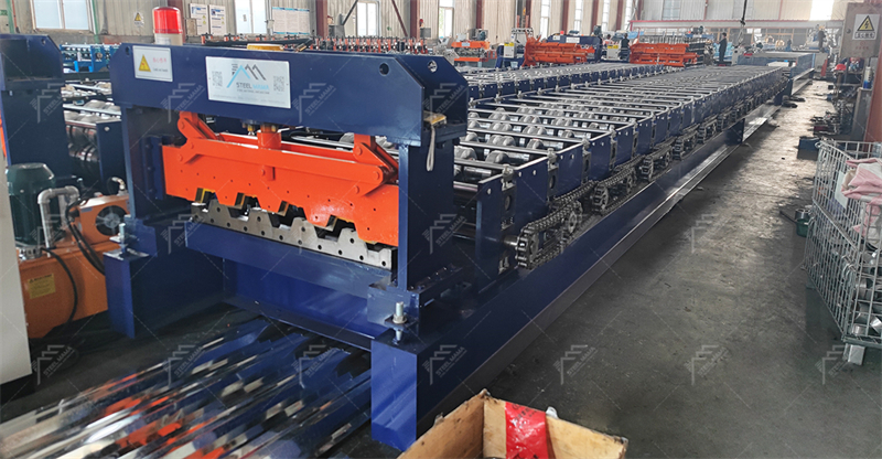 trapezoidal roofing sheet production line